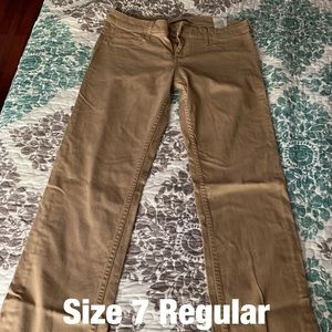 Hollister Khaki Bootcut